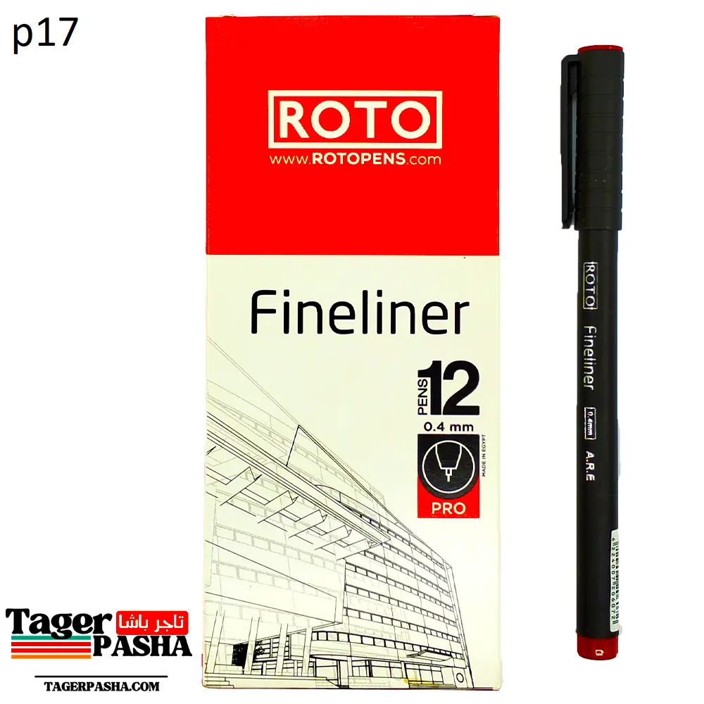 قلم تحديد روتو ١٢قلم أحمر و أزرق