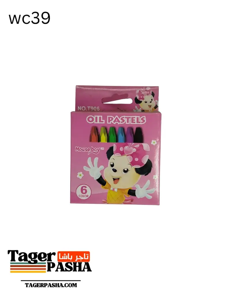 6 علب الوان شمع اويل باستل 6لون 