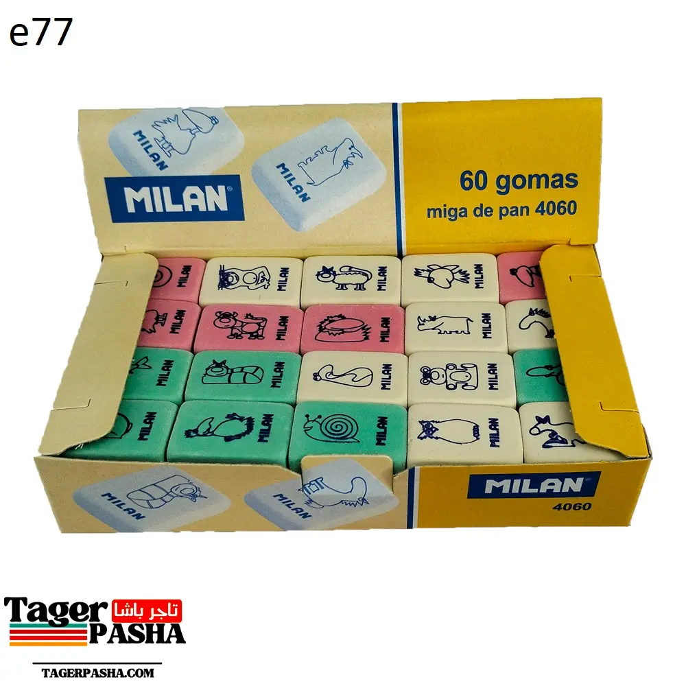 استيكة ميلان الوان 60قطعة