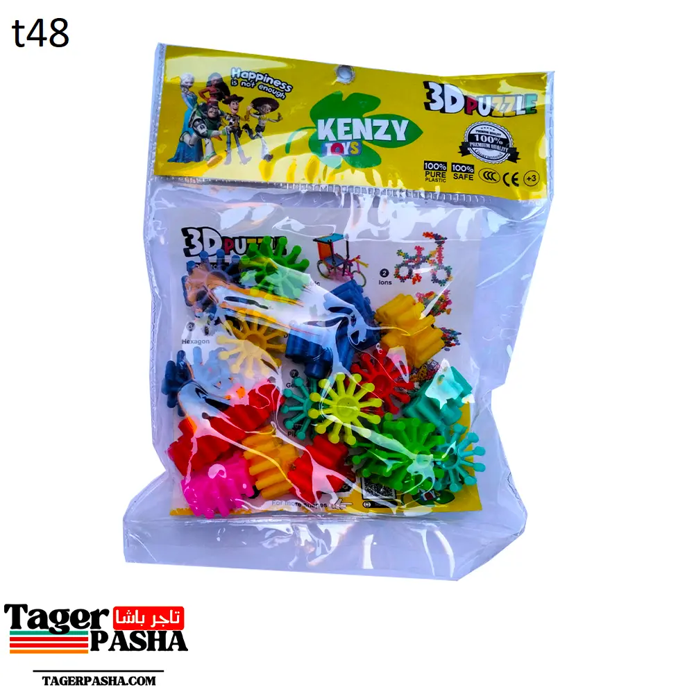 لعبة بازل كينزي 3d اشكال 1