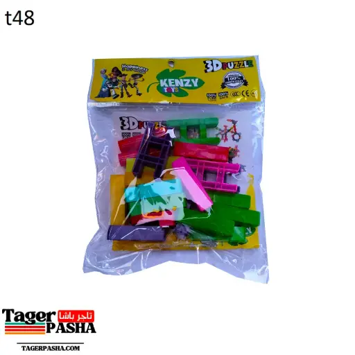 [T48] لعبة بازل كينزي 3d اشكال 2