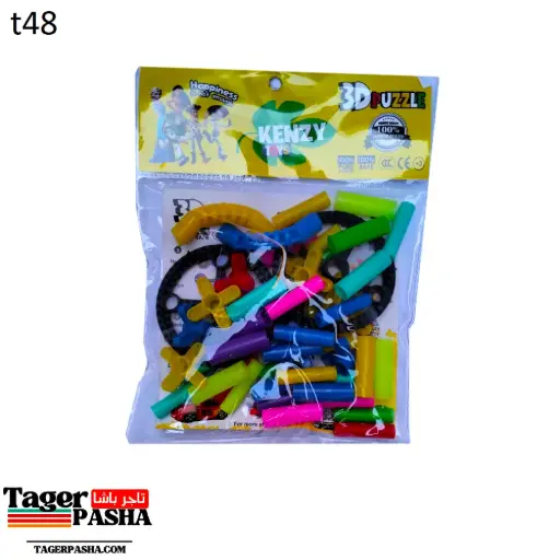 [T48] لعبة بازل كينزي 3d اشكال 3