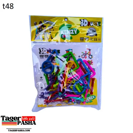 [T48] لعبة بازل كينزي 3d اشكال 4