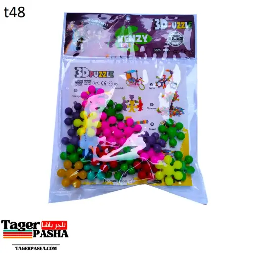 [T48] لعبة بازل كينزي 3d اشكال 5