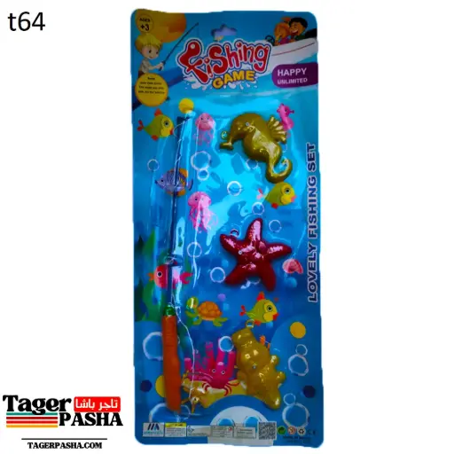 [T64] 4/1 دستة لعبة كارت صياد سنارة