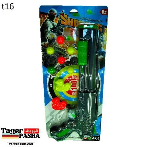 [T16] 4/1 دستة لعبة كارت بندقية كور
