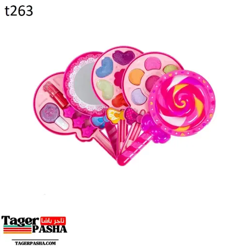 [T263] لعبة مكياج لولي بوب علبة حمراء