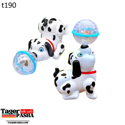 [T190] لعبة كلب ديسكو نور