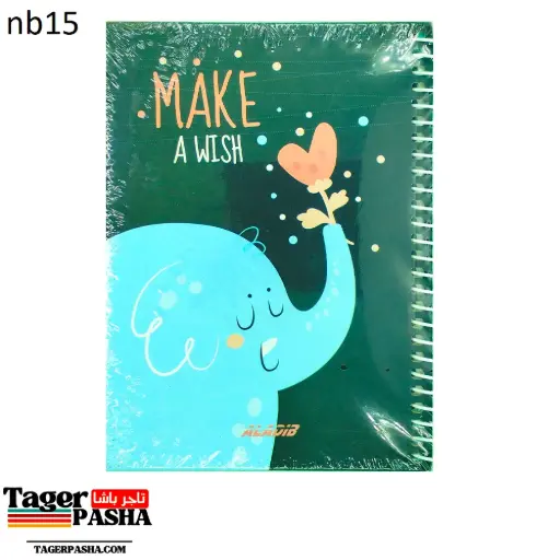 [Nb15] 4/1 دستة كشكول هارد كفر مقاس وسط 100ورقة