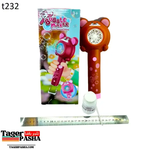 [T232] لعبه مروحه صابون اشكال بطاريه