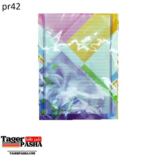 [Pr42] 4/1 دستة ورق بحث 50ورقة ملون