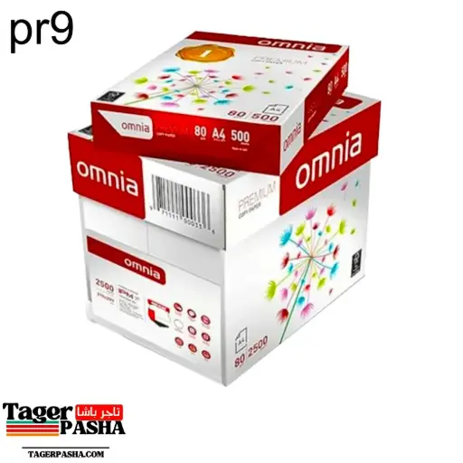 [Pr9] كرتونة ورق تصوير أمنية ٨٠جم A4 ٥ رزم