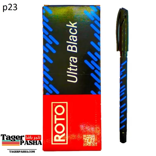 قلم جاف روتو الترا بلاك أزرق و أسود وأحمر