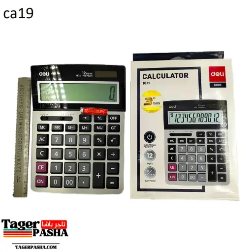 [Ca19] الة حاسبة deli 1672