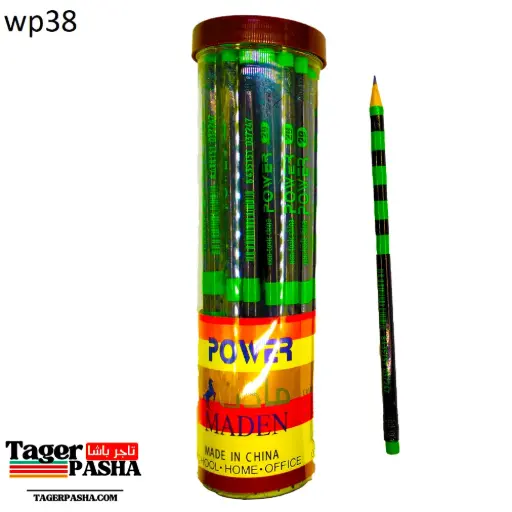 [Wp38] برطمان قلم رصاص باور مادن (٣٠قلم)