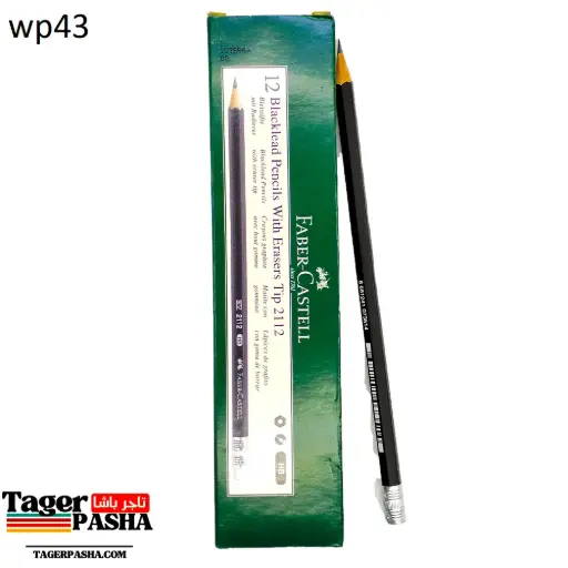[Wp43] قلم رصاص فبر كاسل بأستيكة (١٢قلم)