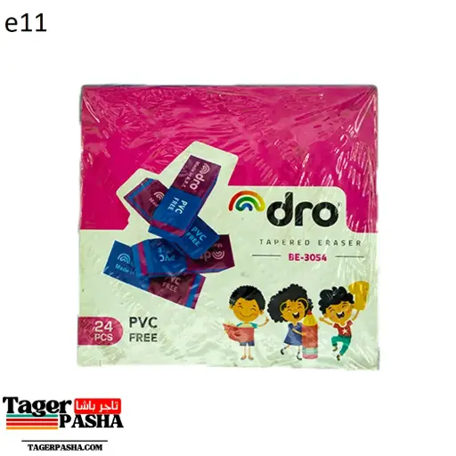 [E11] استيكة 24قطعة بينك dro