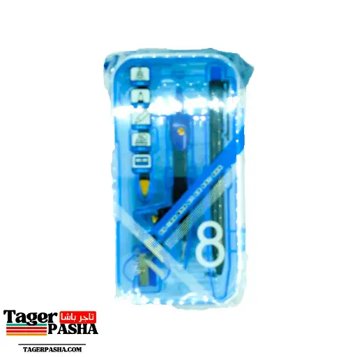 طقم هندسي شفاف 21027