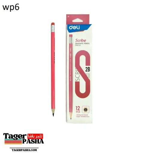 [Wp6] 4/1 دستة قلم رصاص deli scribe 2b u510 00