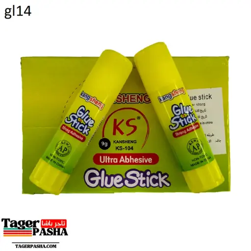 [Gl14] صمغ جلو استيك 9جم علبة خضراء 24قطعة