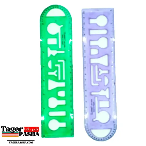 مسطرة كيمياء ١٢قطعة