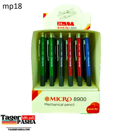 [Mp18] قلم سنون ميكرو 8900 استاند 24 قطعة